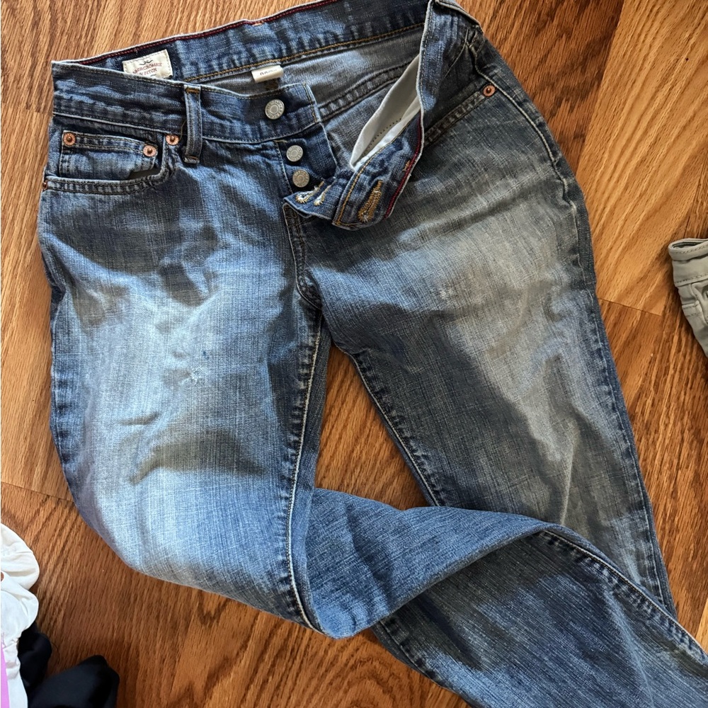 Button fly jeans